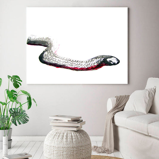 Red Bellied Black Snake - Art Print