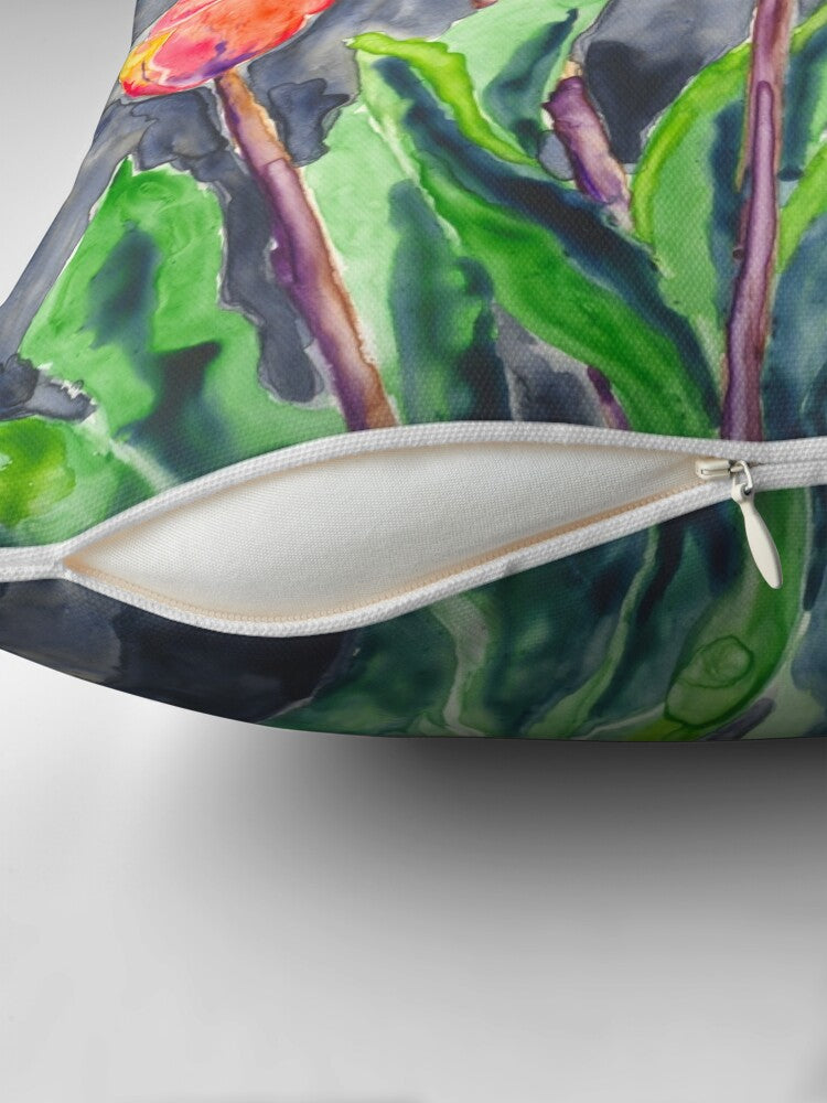 All in a Row Tulips Decorative Pillow Cover