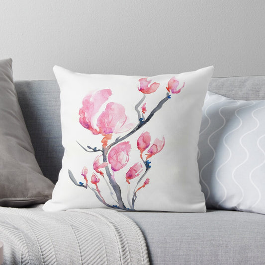 Dekorativer Kissenbezug „Japanische Magnolie“