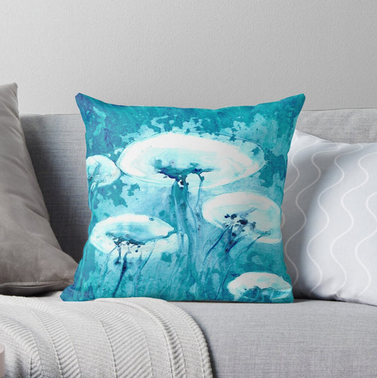 Jellyfish Decorative Pillow Cover