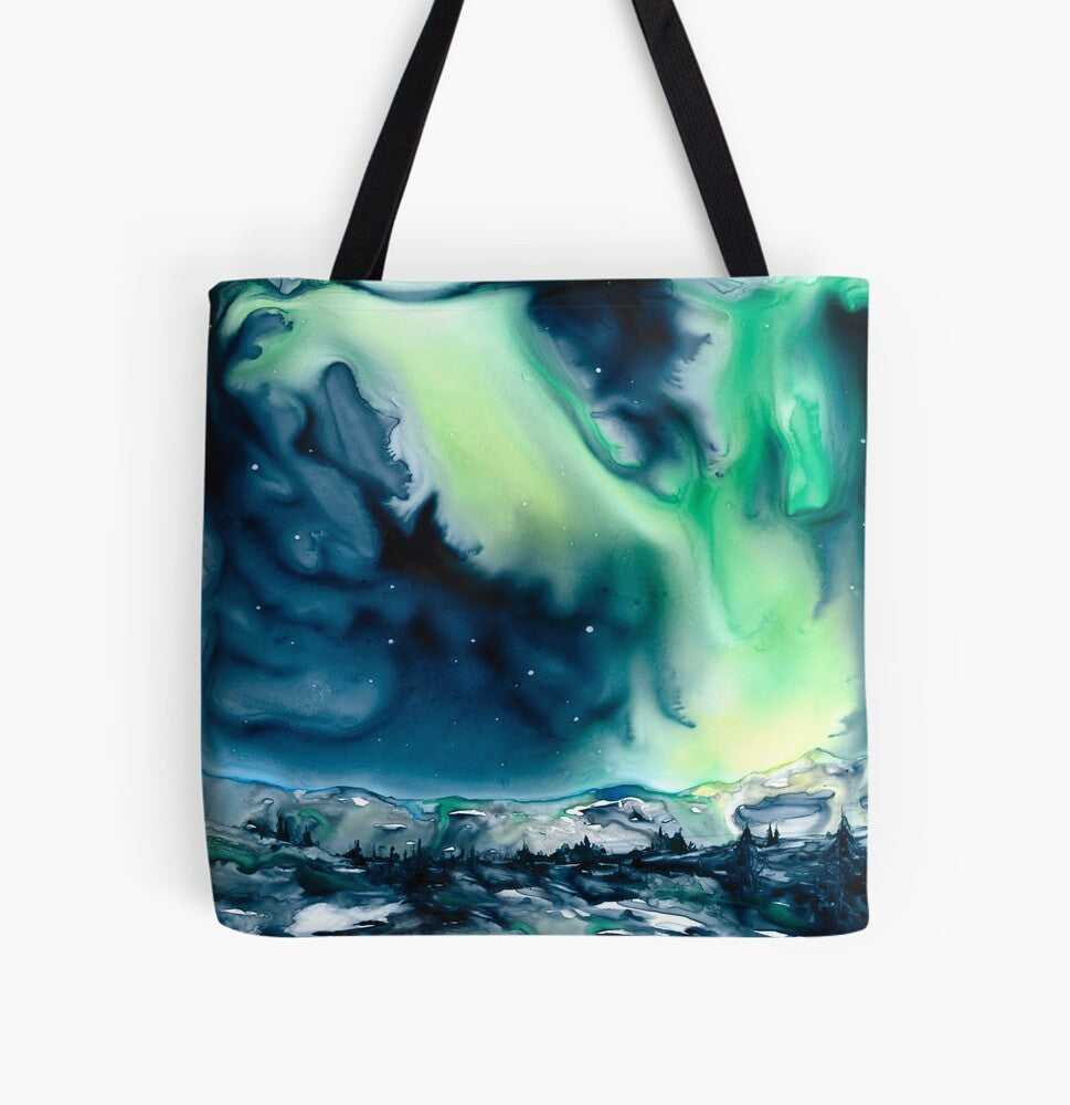 Aurora Borealis Tote Bag