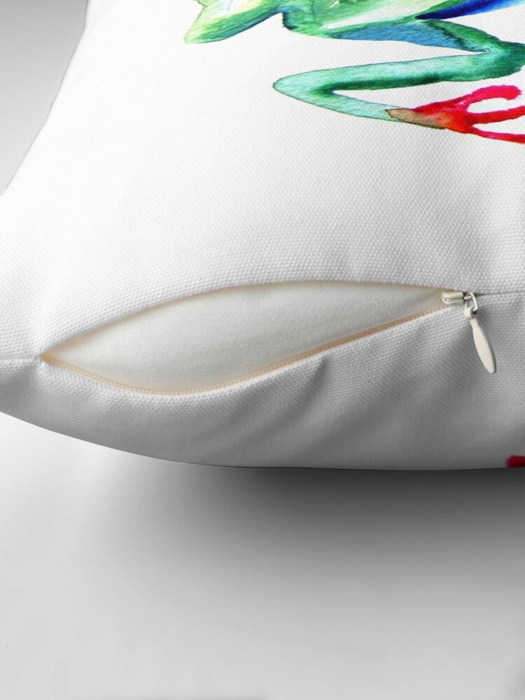 Tree Frog Decorative Pillow Cover