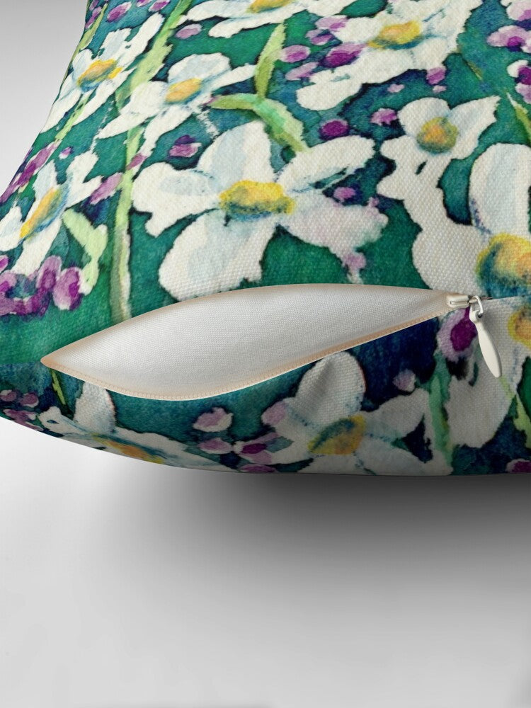 Dancing Daisies Decorative Pillow Cover