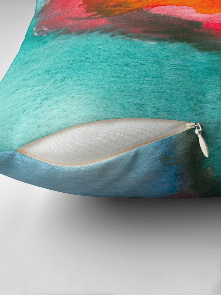 Abstract Tulip Decorative Pillow Cover