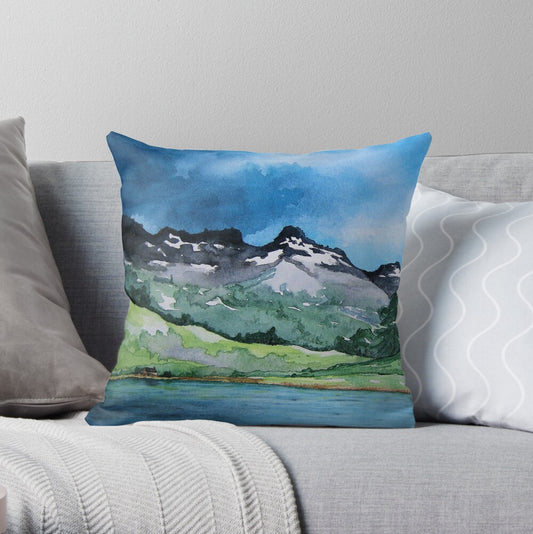 Serenity Mountain Decorative Pillow Cover