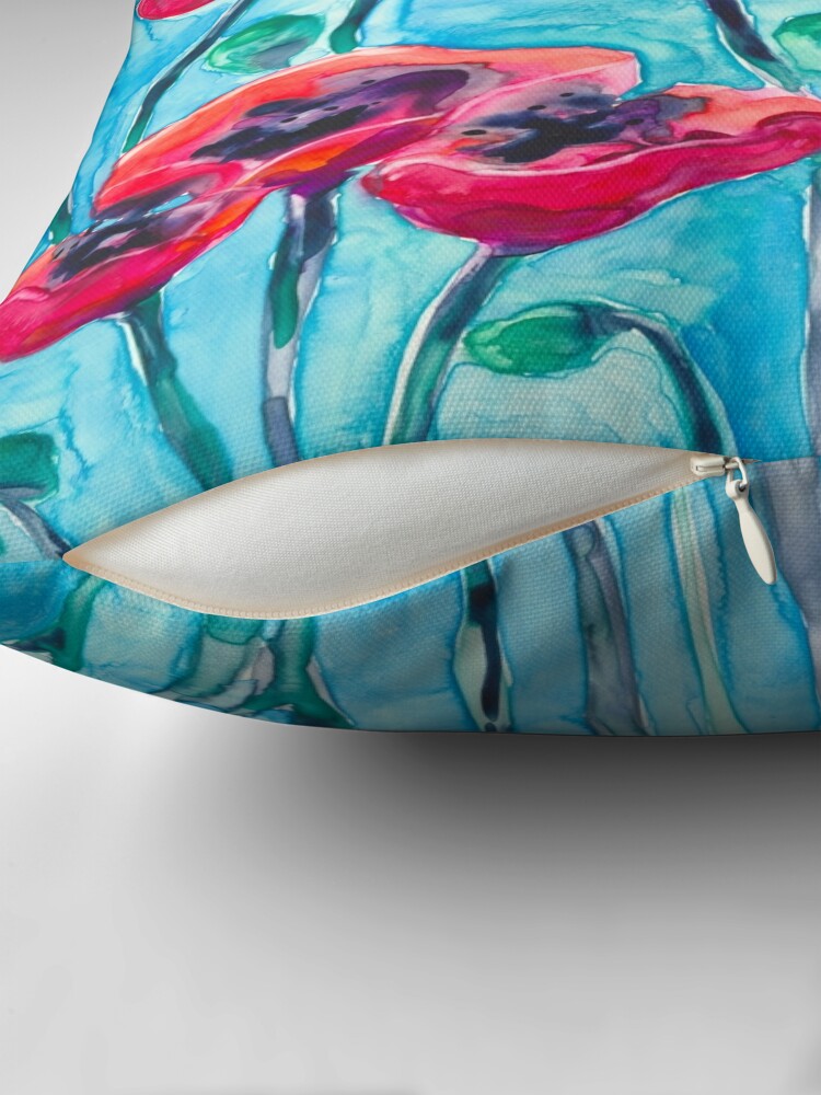 Poppy Sky Decorative Pillow Cover