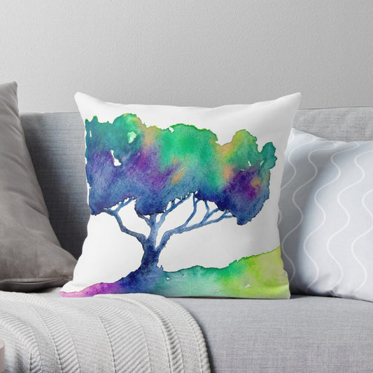 Hue Oak Tree Decorative Pillow Cover
