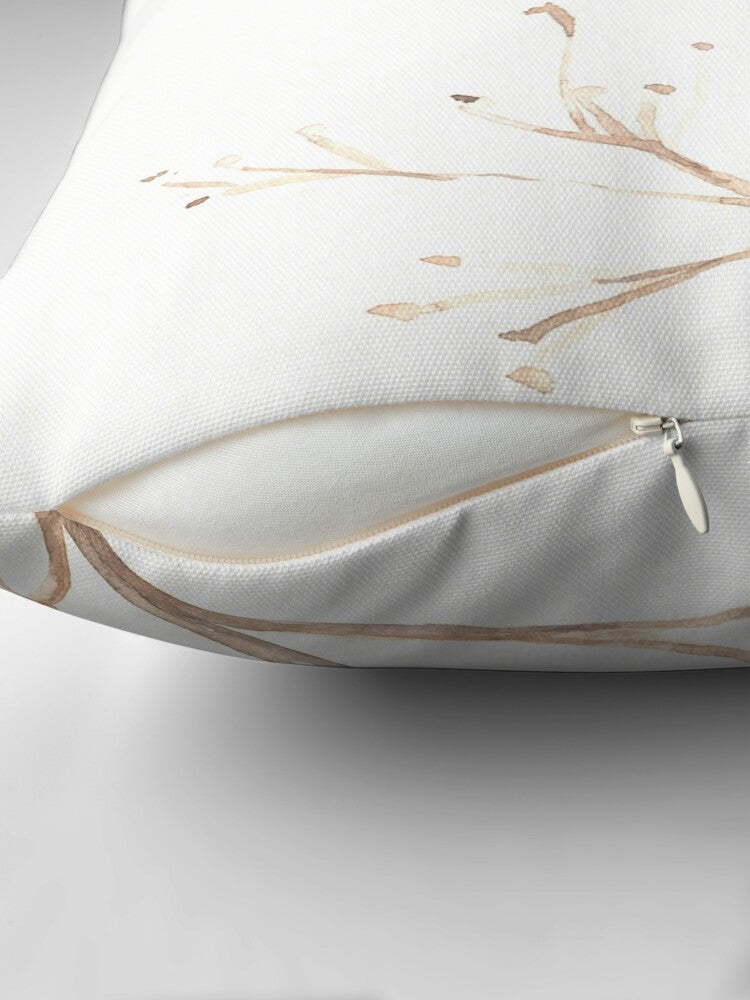Yellow Wagtail Decorative Pillow Cover