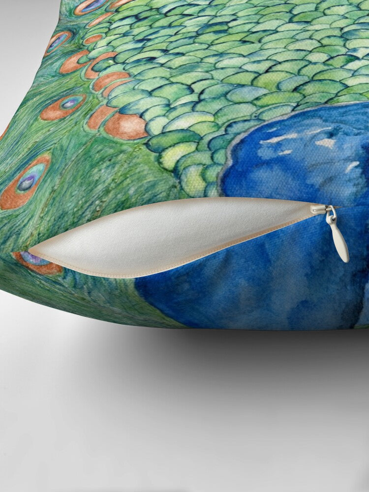 Peacock Decorative Pillow Cover
