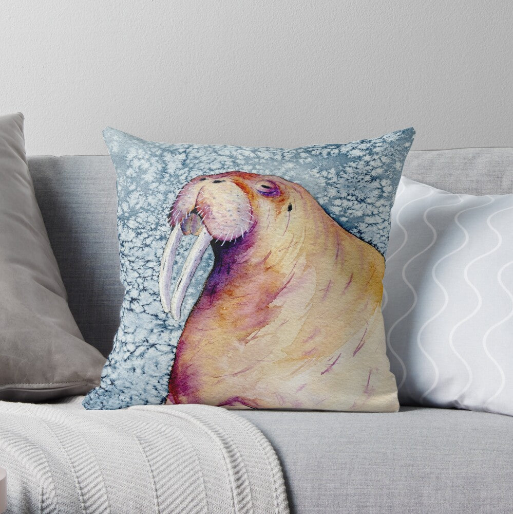 Walrus Decorative Pillow Cover