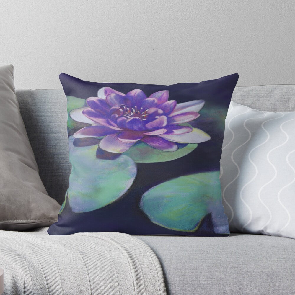 Purity Waterlily Decorative Pillow Cover