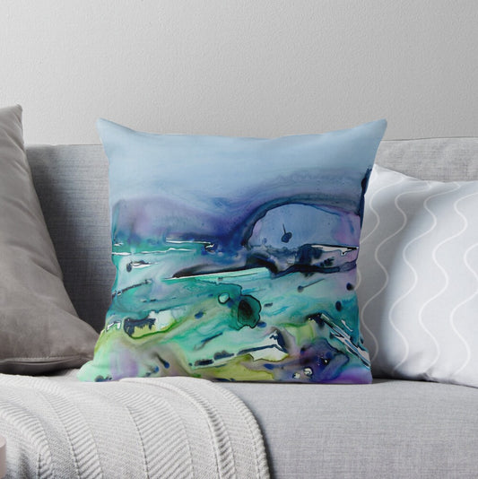 Abstract Vineyard Decorative Pillow Cover
