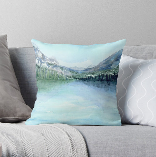 Misty Mountains Decorative Pillow Cover