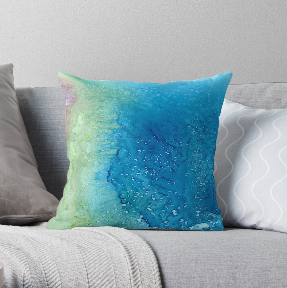 Ocean of Thought Decorative Pillow Cover