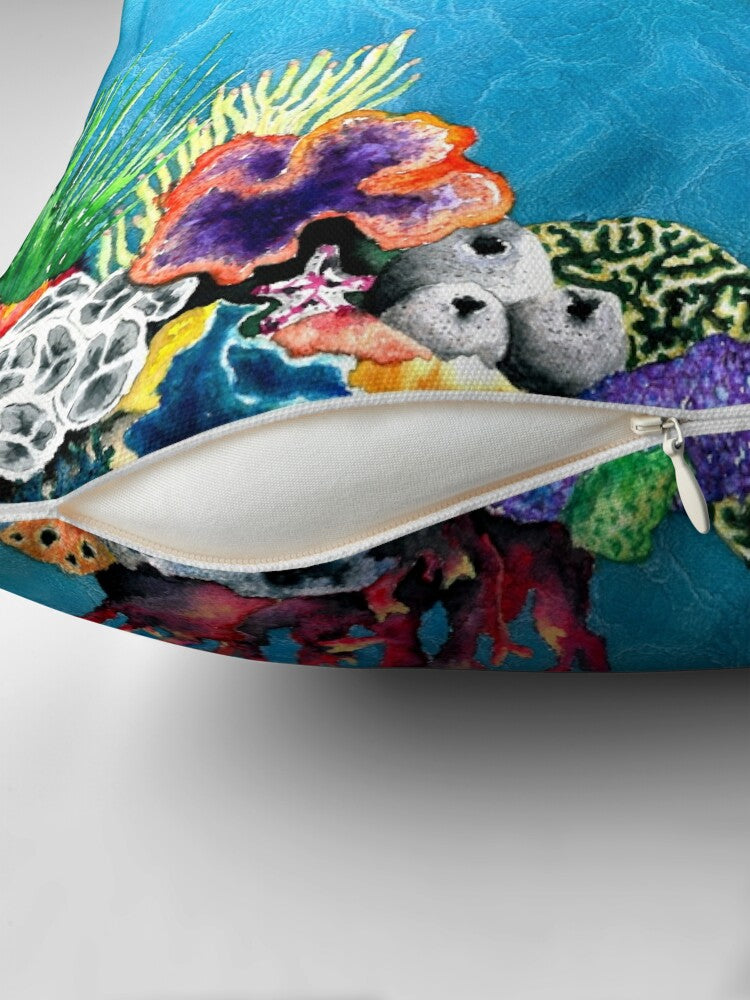 Sea Turtle Decorative Pillow Cover
