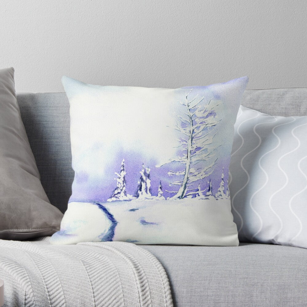 Crystal Mountain Decorative Pillow Cover