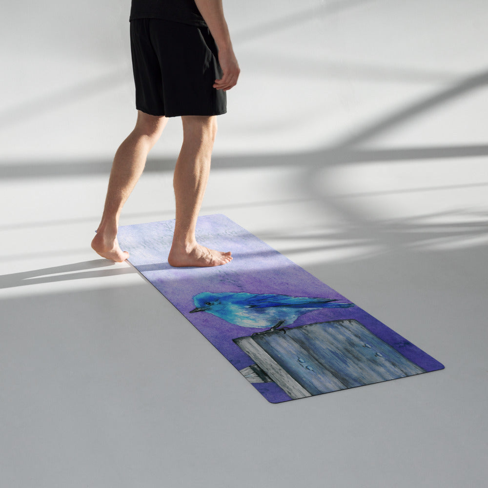 Bluebird Bliss Yoga Mat