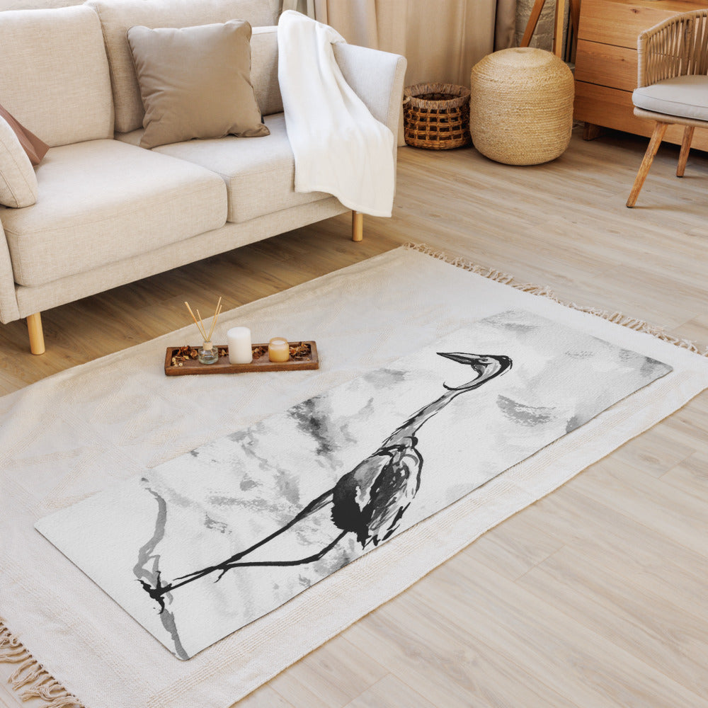 Graceful Crane Yoga Mat