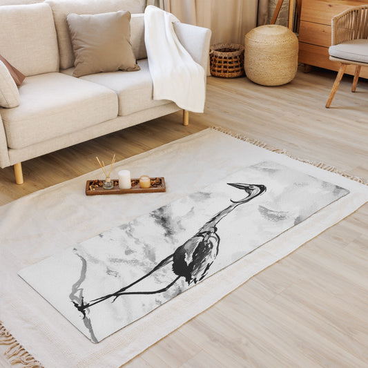 Graceful Crane Yoga Mat