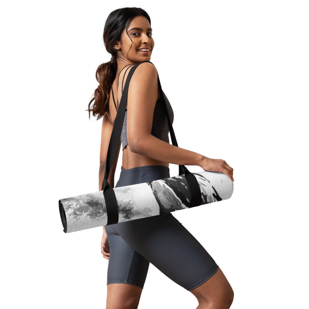 Graceful Crane Yoga Mat