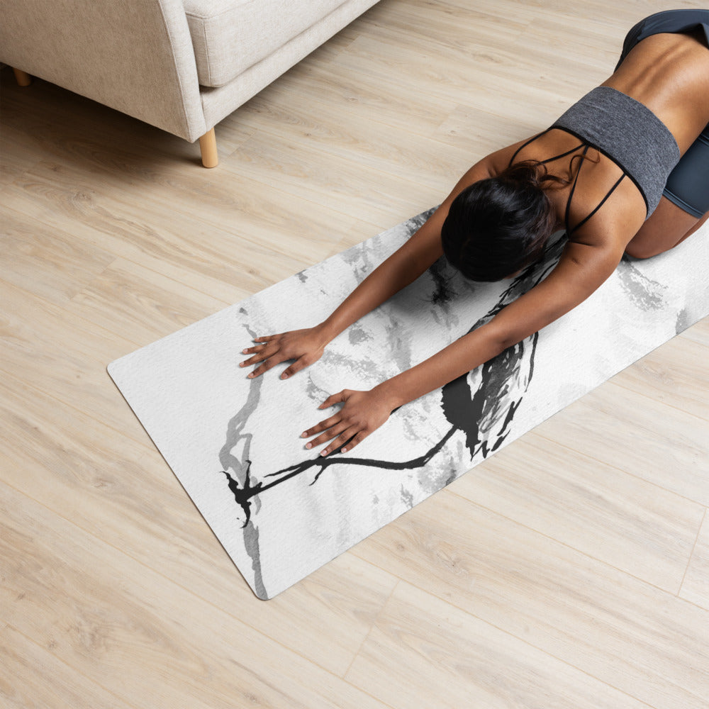 Graceful Crane Yoga Mat