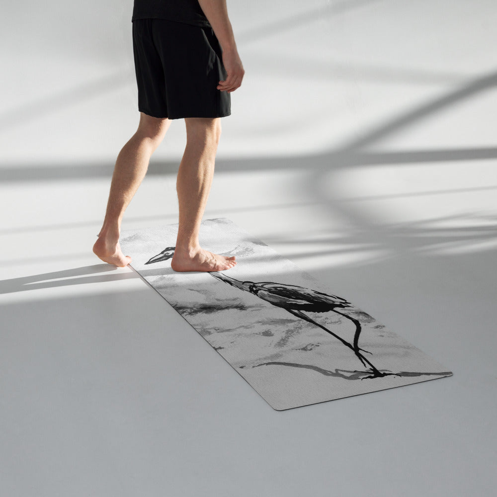 Graceful Crane Yoga Mat