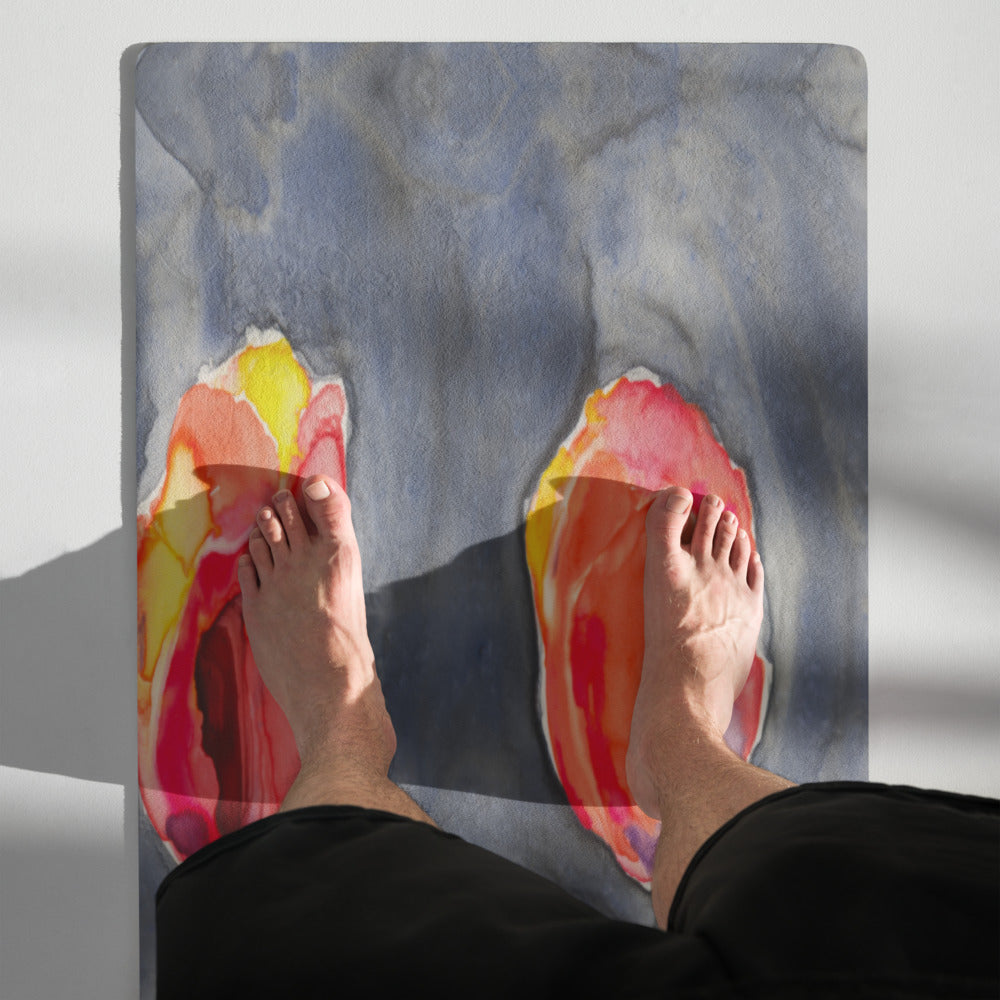 All in a Row Tulips Yoga Mat