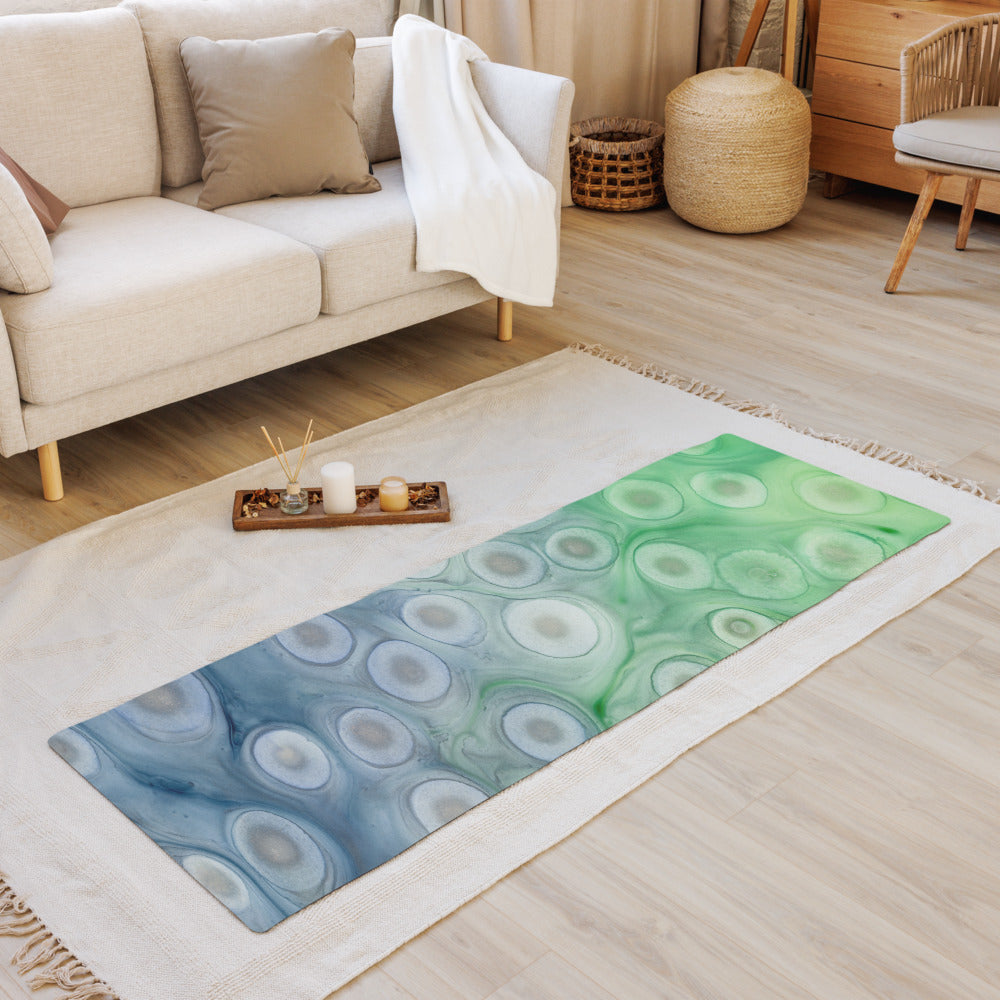 Rivulet Frozen Lake Yoga Mat