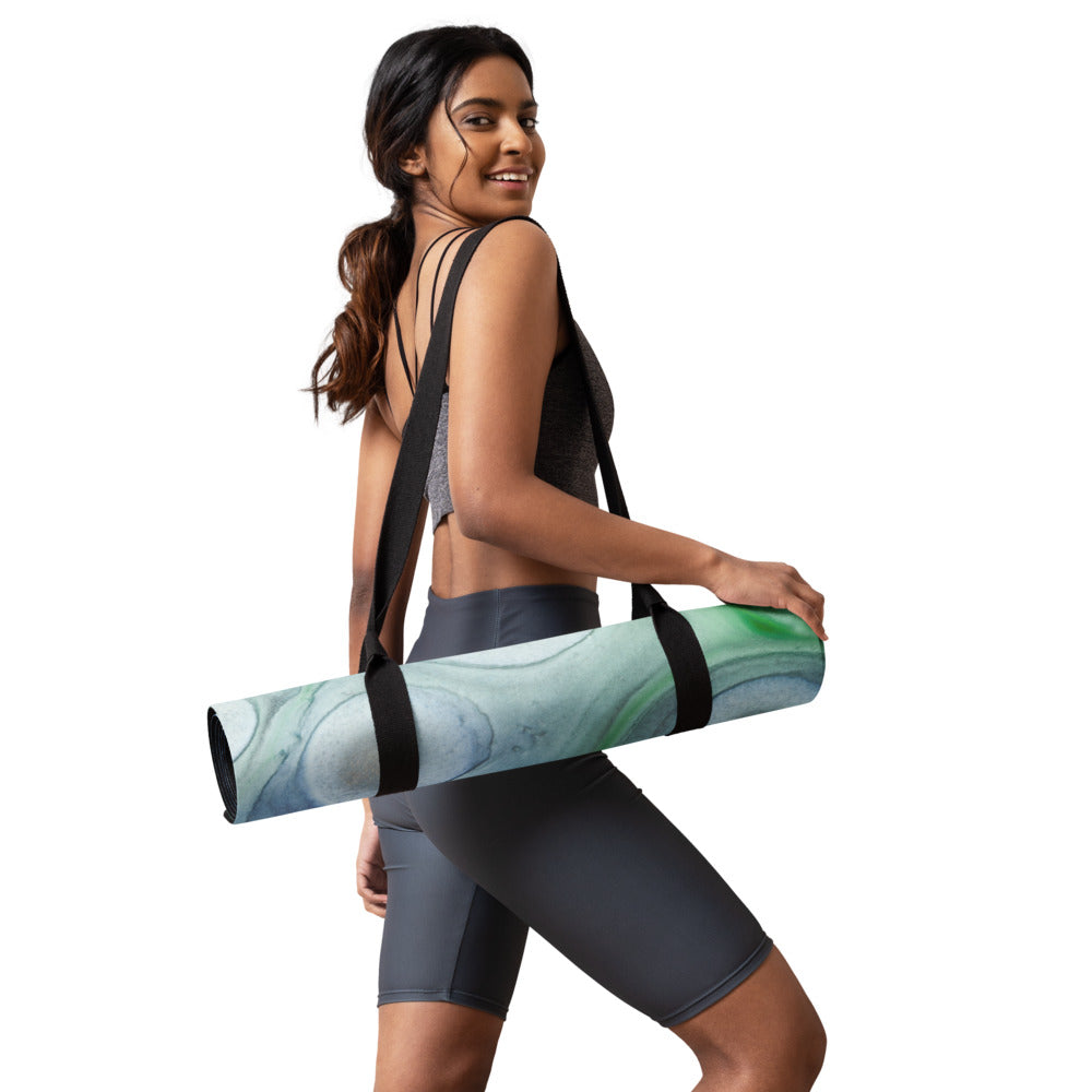 Rivulet Frozen Lake Yoga Mat