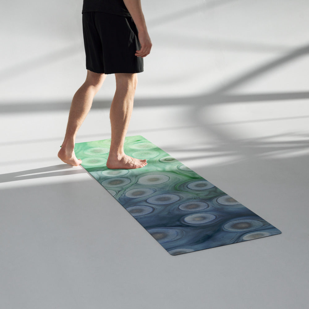 Rivulet Frozen Lake Yoga Mat