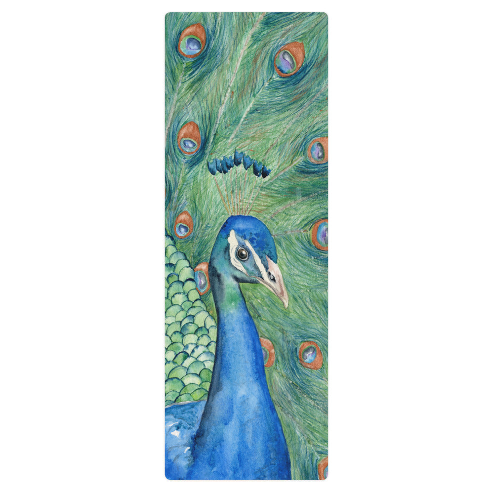Peacock Bird Yoga Mat