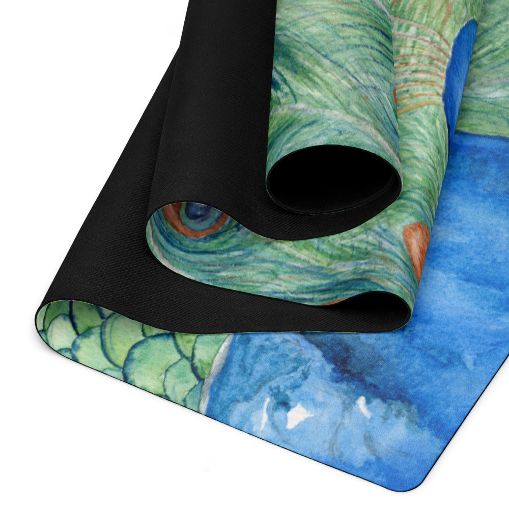 Peacock Bird Yoga Mat