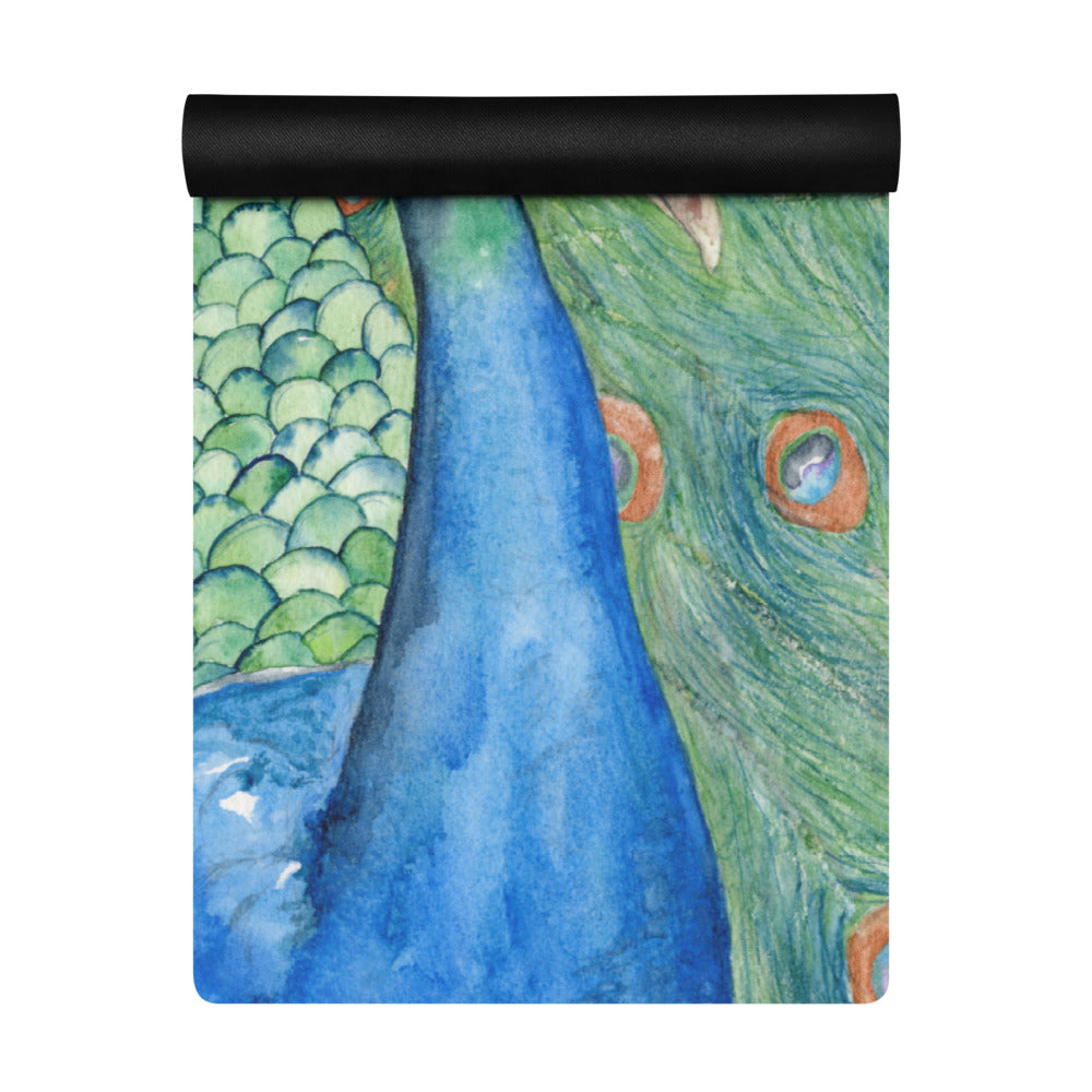 Peacock Bird Yoga Mat