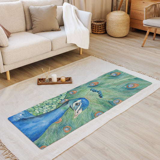 Peacock Bird Yoga Mat