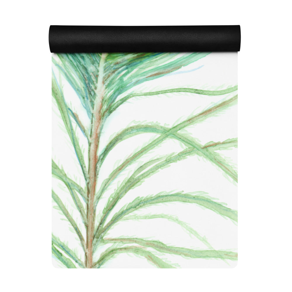 Peacock Feather Yoga Mat