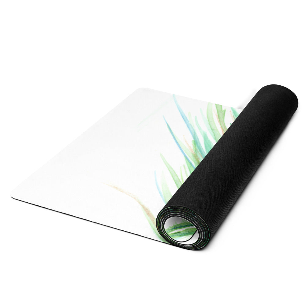 Peacock Feather Yoga Mat