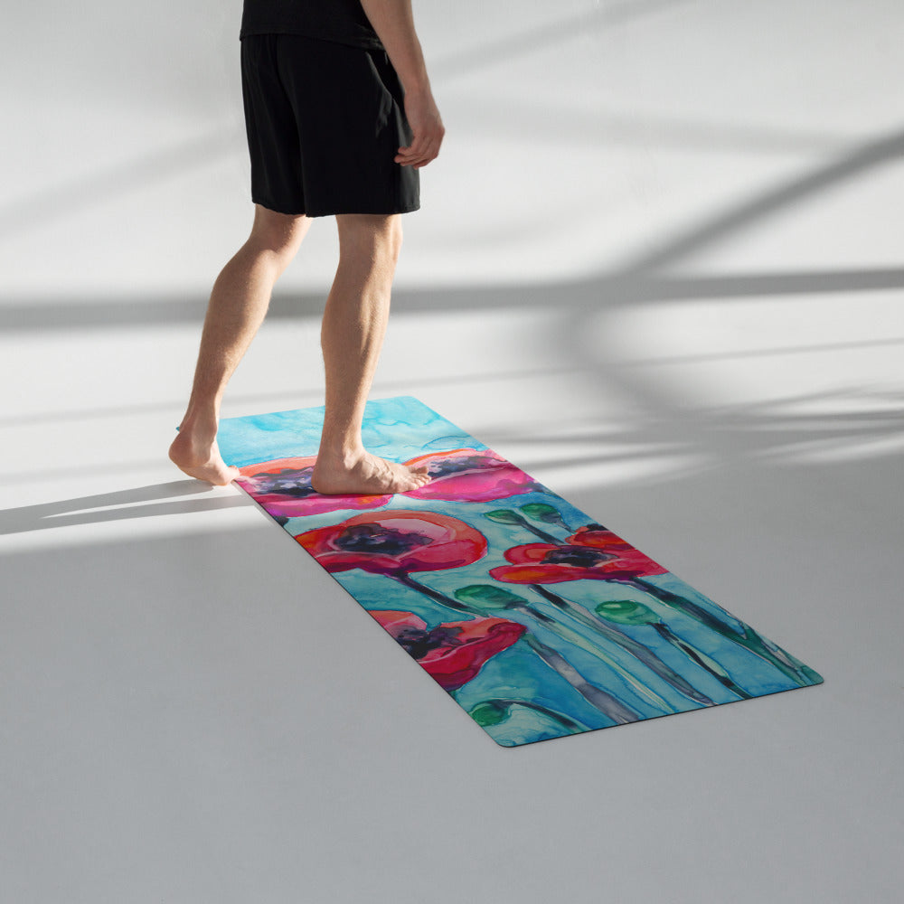 Poppy Sky Yoga Mat