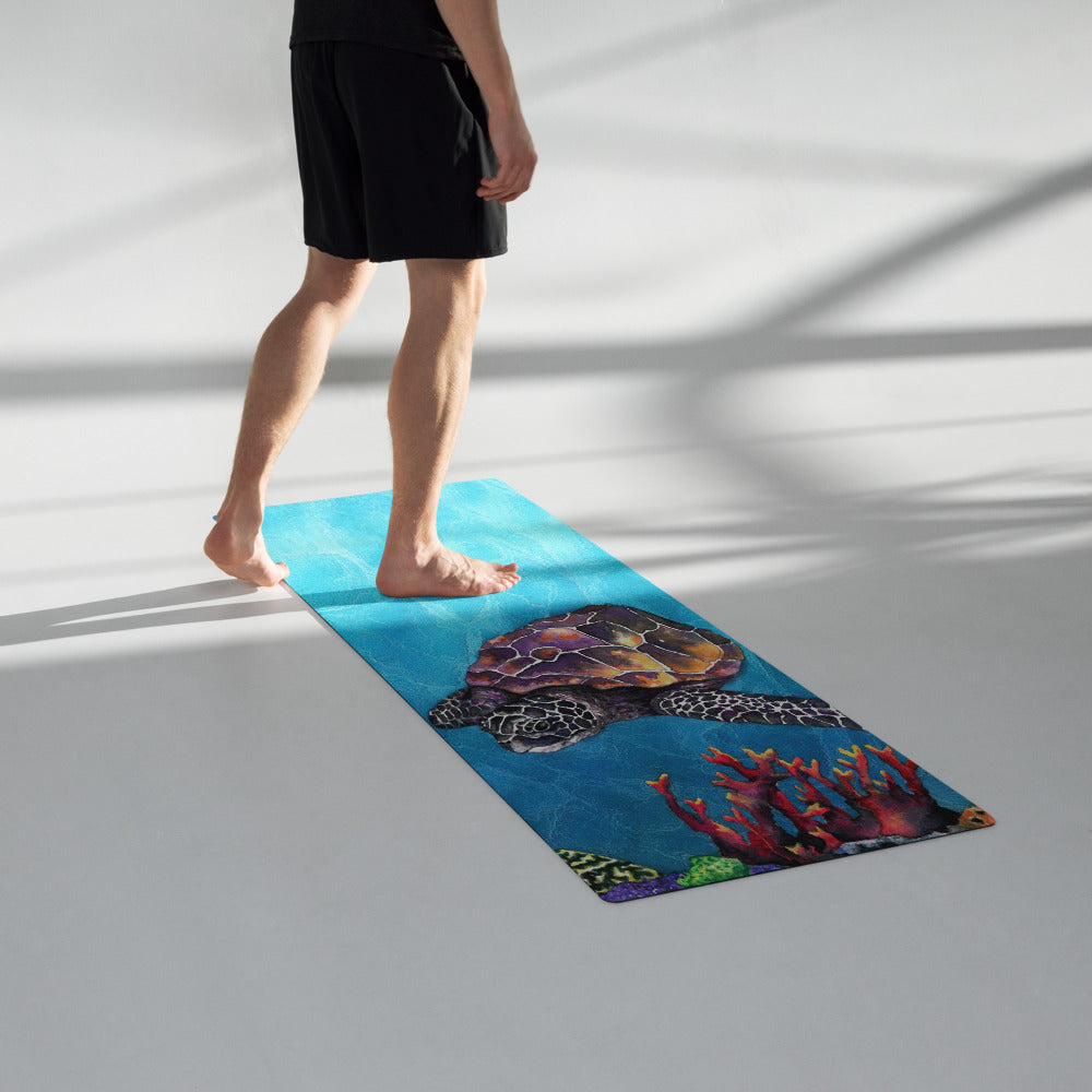 Sea Turtle Yoga Mat