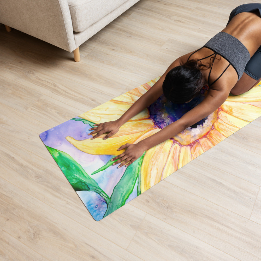 Sunflower Yoga Mat