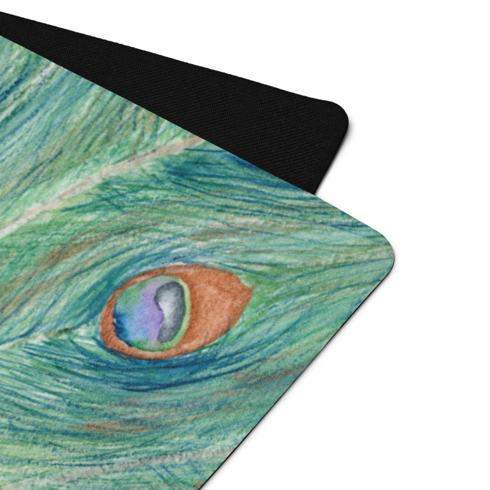 Peacock Bird Yoga Mat