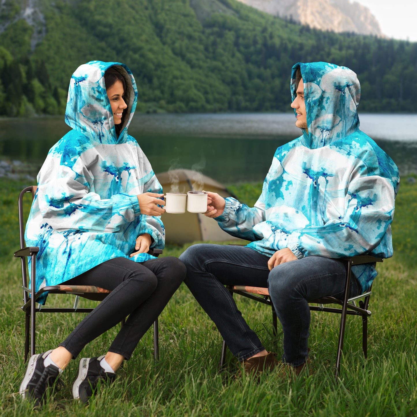 Jellyfish Snug Hoodie Wearable Blanket