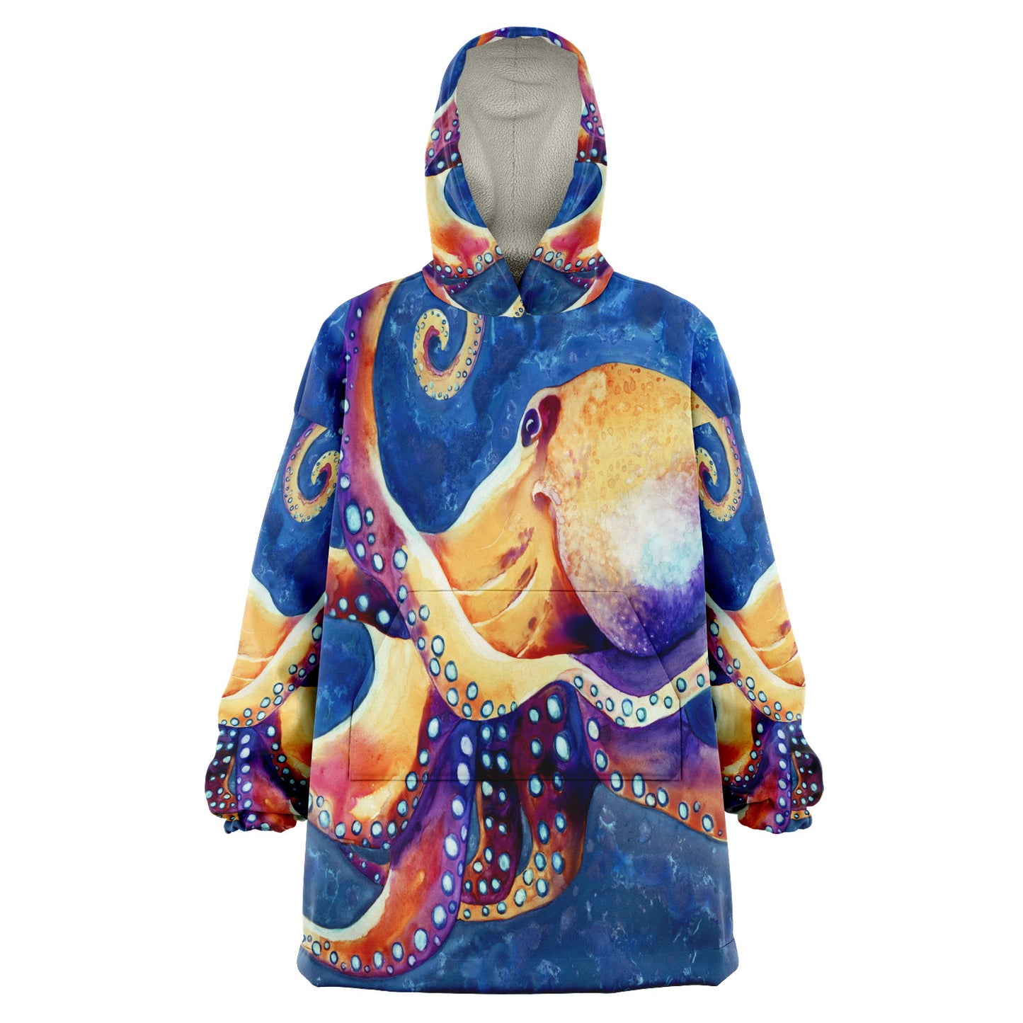 Octopus Snug Hoodie Wearable Blanket