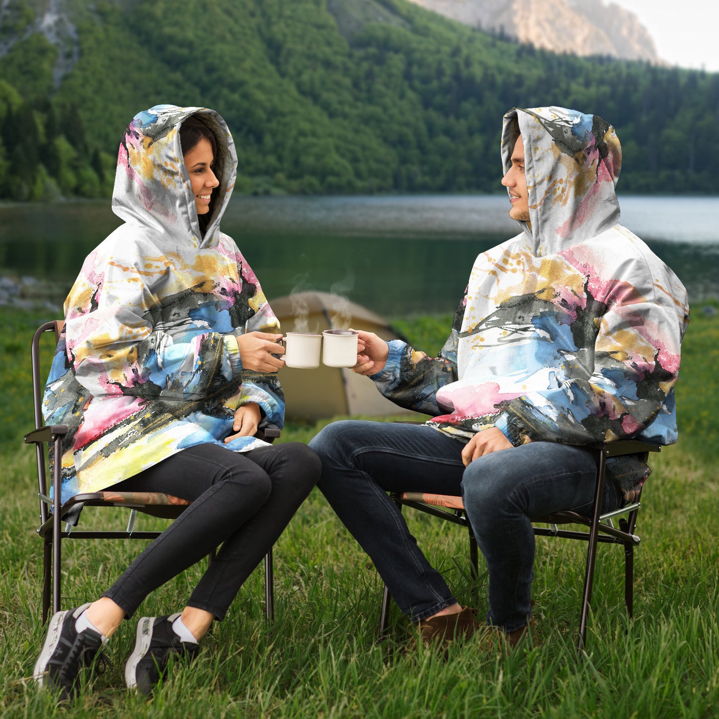 Can't Stop This Fire Snug Hoodie Wearable Blanket