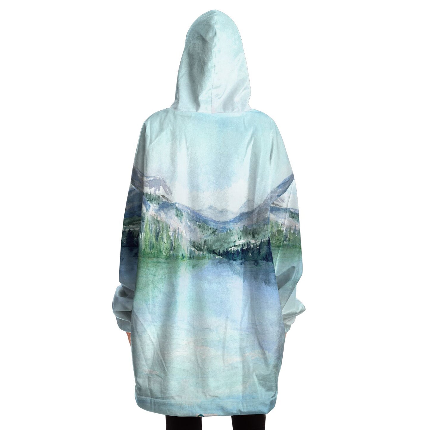 Misty Mountains Snug Hoodie Wearable Blanket