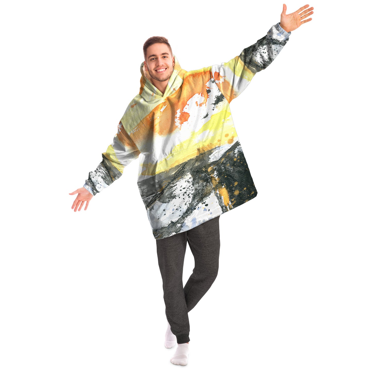 Decided to Risk It Snug Hoodie Wearable Blanket