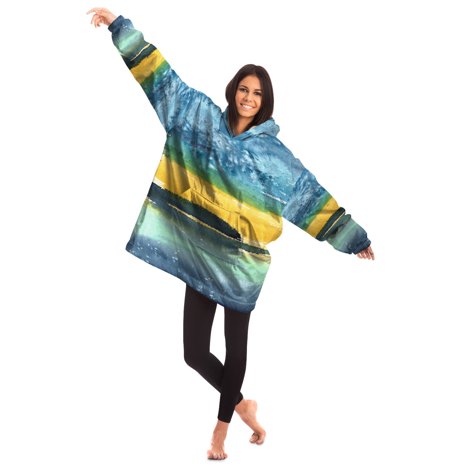 Follow the Sun Snug Hoodie Wearable Blanket Brazen Design Studio