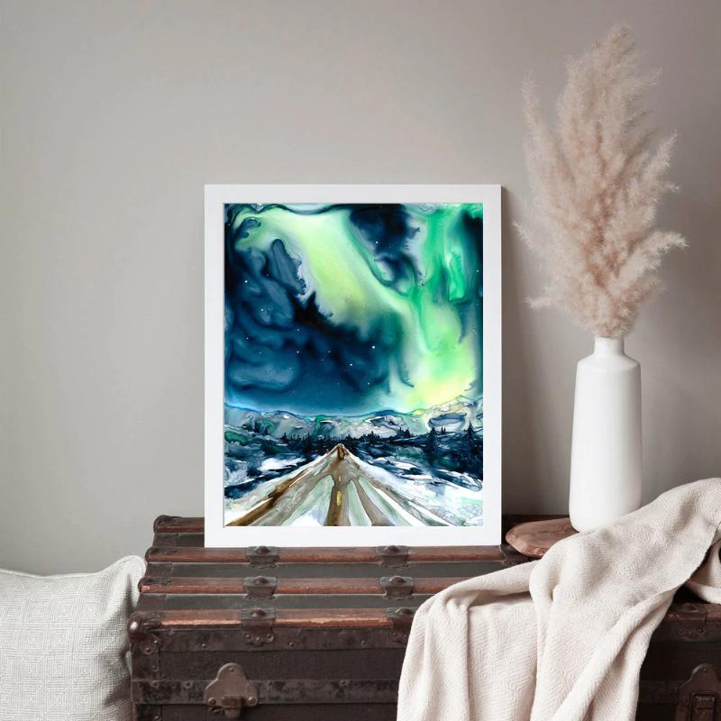 Aurora Borealis Brazen Design Studio Gray