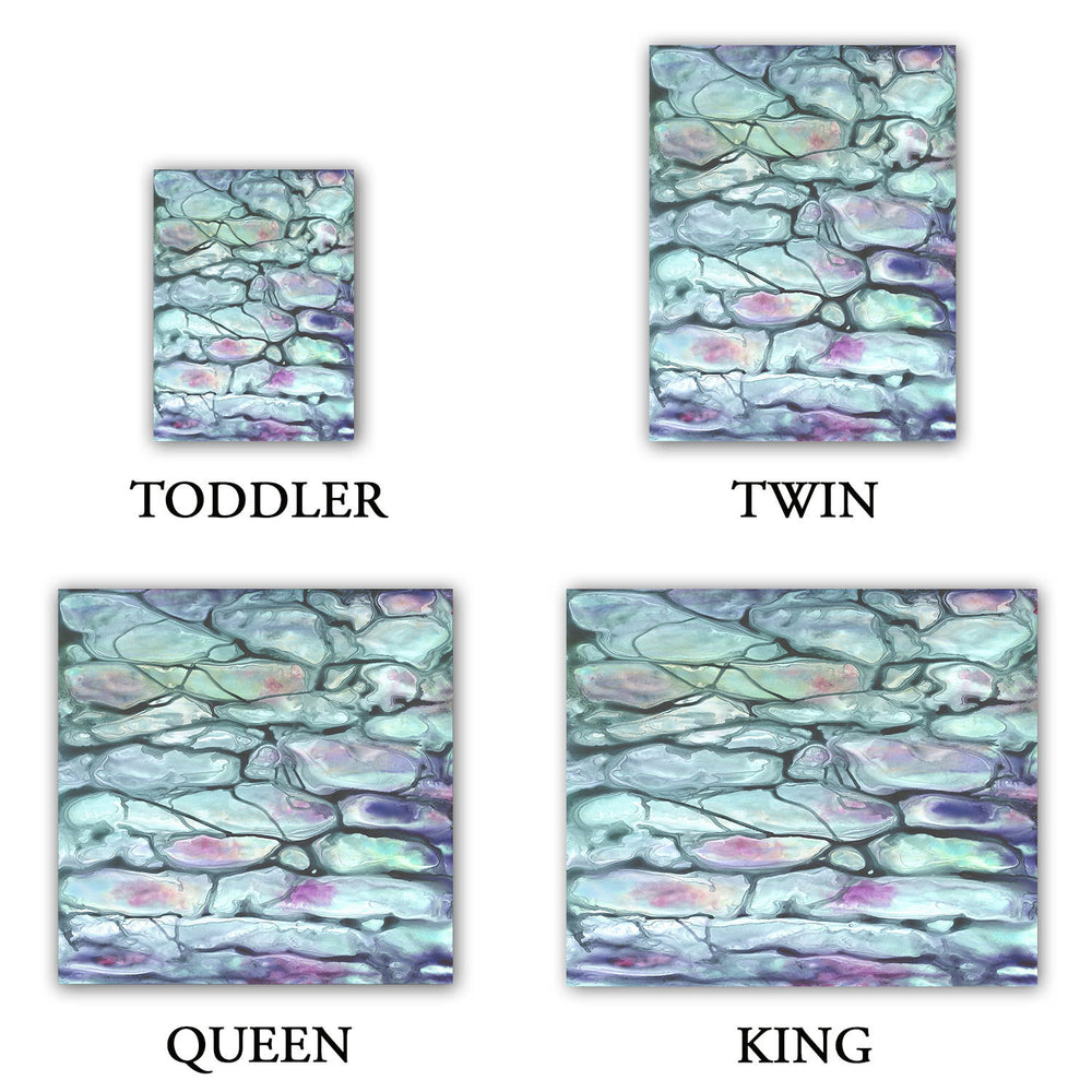 Invidia Abstract Watercolor Painting Contemporary   - Modern Bedding - Duvet or Comforter Brazen Design Studio Gray