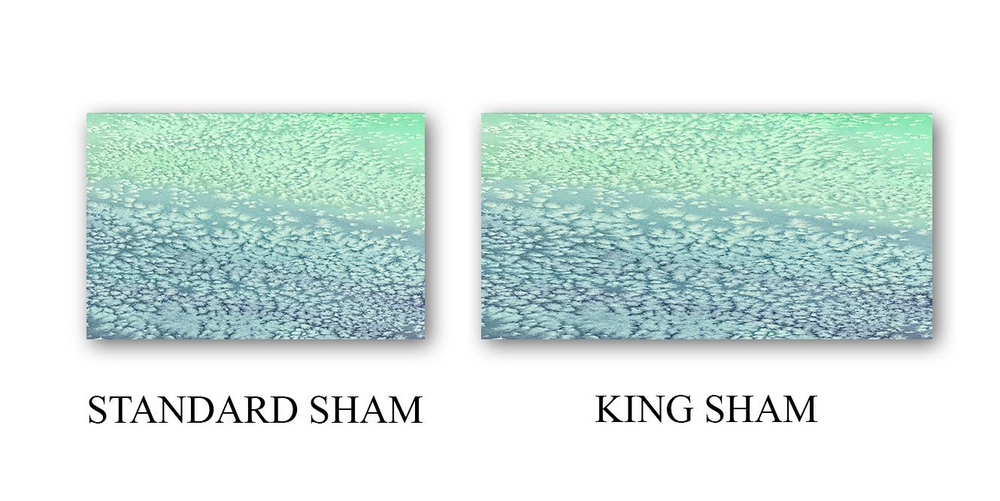Wavesong Watercolor Painting Artistic  - Modern Bedding - Duvet or Comforter Brazen Design Studio Light Steel Blue