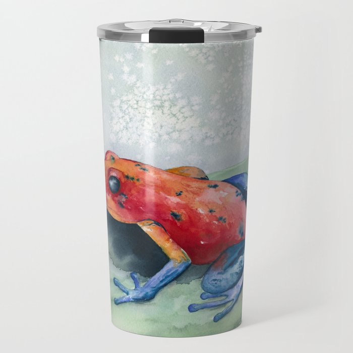 Blue Jean Frog Travel Mug